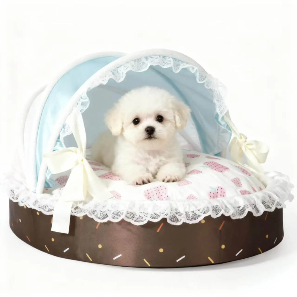 New Season Pet Bed ice cream  Style Washable Dog Cat Basket House Removable Cushion.