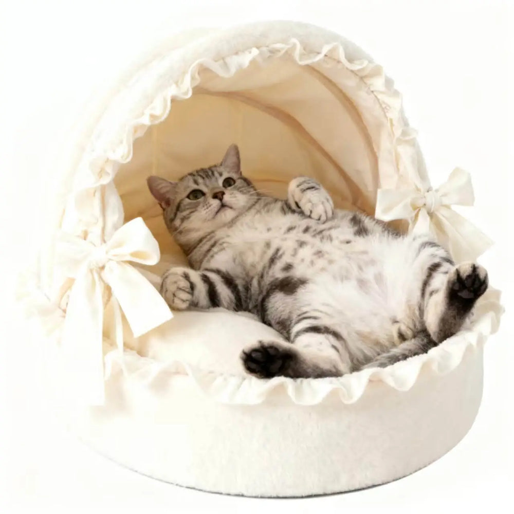 New Season Pet Bed Princess Style Washable Dog Basket House Removable Cushion.