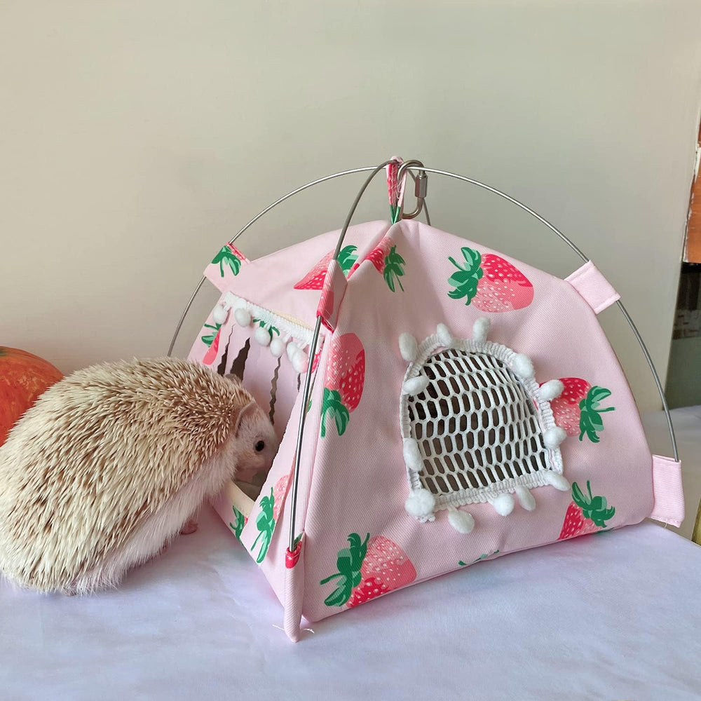 Cozy Small Animal Tent Hideout: Portable Comfort Habitat for Hamsters, Guinea Pigs, Hedgehogs