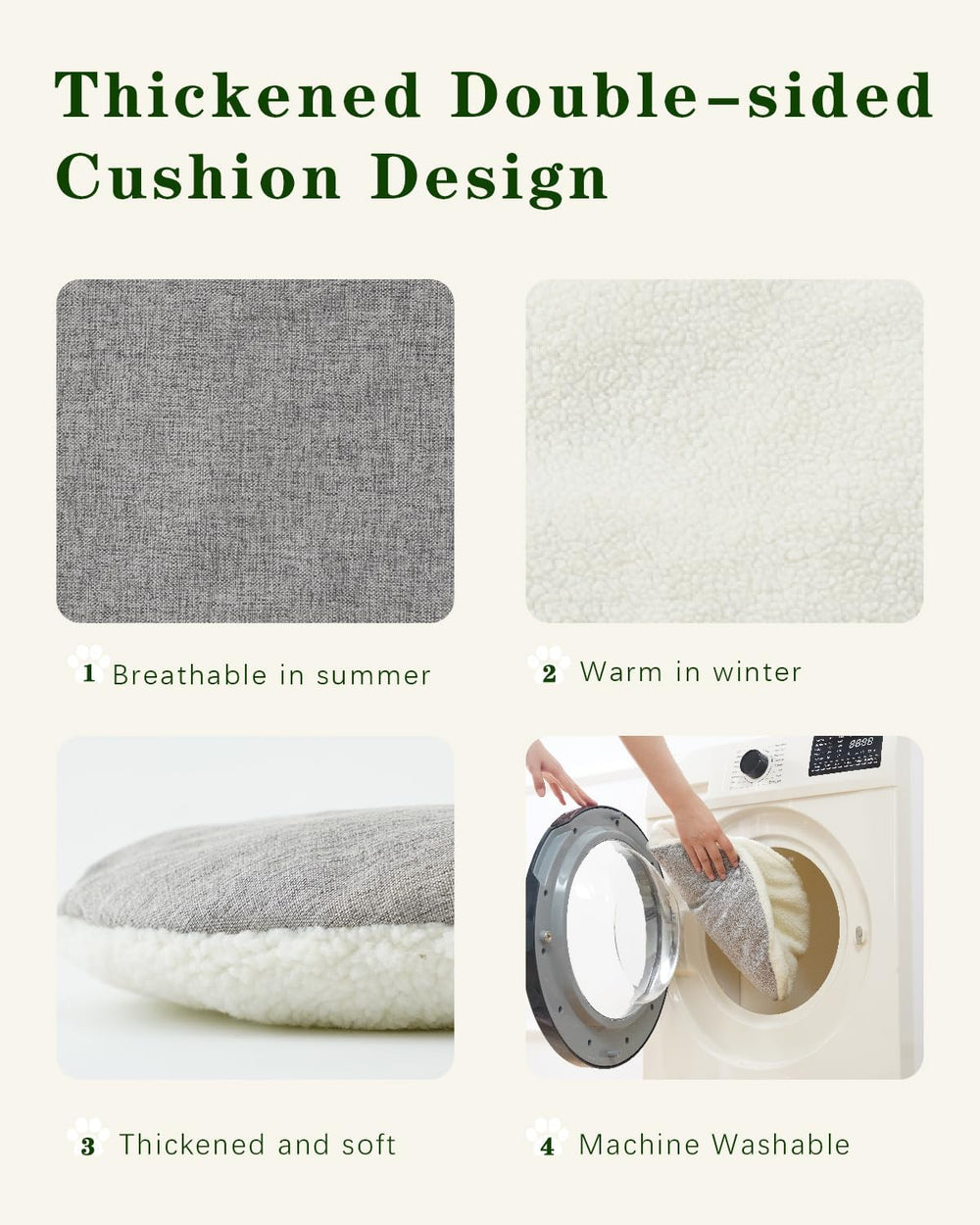 Premium Handwoven Rattan Cat House: Large Double Bed for Indoor Cats