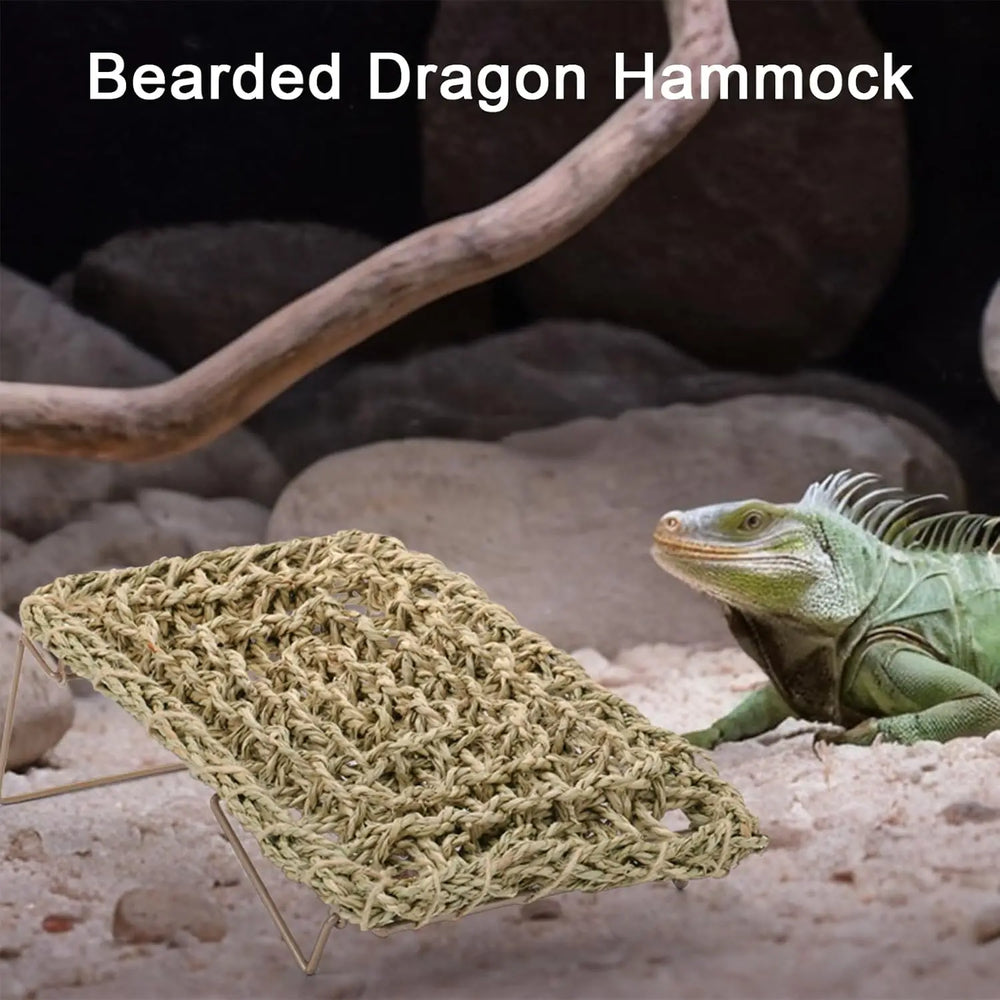 Yesland 2-Pack Reptile Hammock: Adjustable Metal Legs, Basking Platform for Lizards