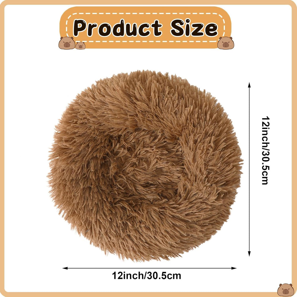 2-Pack Plush Warm Small Pet Beds for Guinea Pigs, Hamsters, Rabbits, Ferrets
