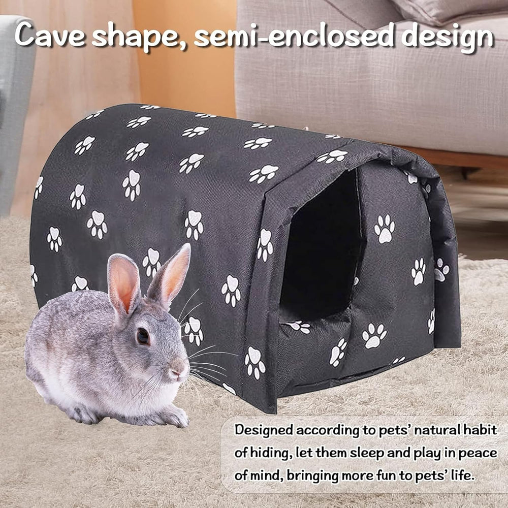 Hamiledyi Cozy Small Animal Cave Bed – Warm Nest Hideout for Guinea Pigs, Rabbits, Cats, Chinchillas