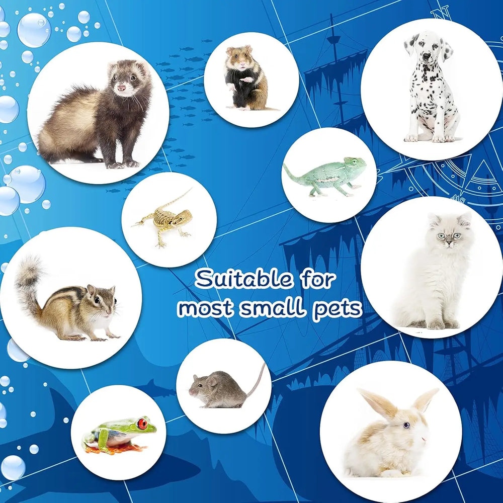 Plush Shark Hideout Bed for Guinea Pigs, Hamsters & Small Pets