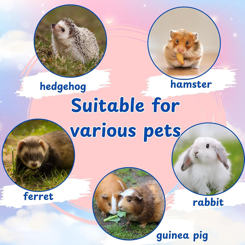 Interactive Hedgehog Hideout Tunnel with Bell Ball Toys for Small Pets