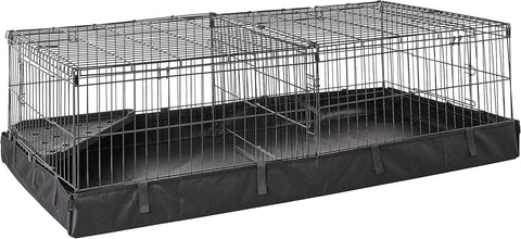 Amazon Basics Spacious Leakproof Canvas Bottom Guinea Pig Pet Cage Divider
