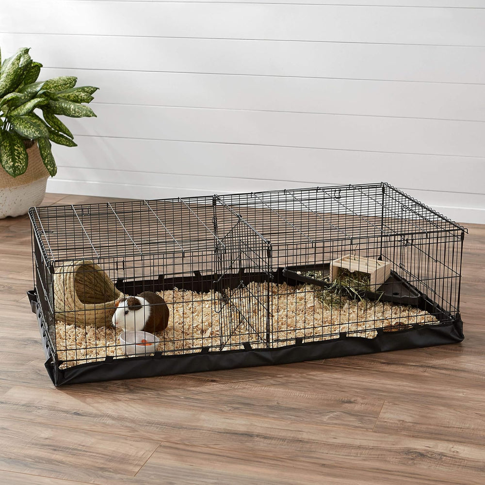 Amazon Basics Spacious Leakproof Canvas Bottom Guinea Pig Pet Cage Divider