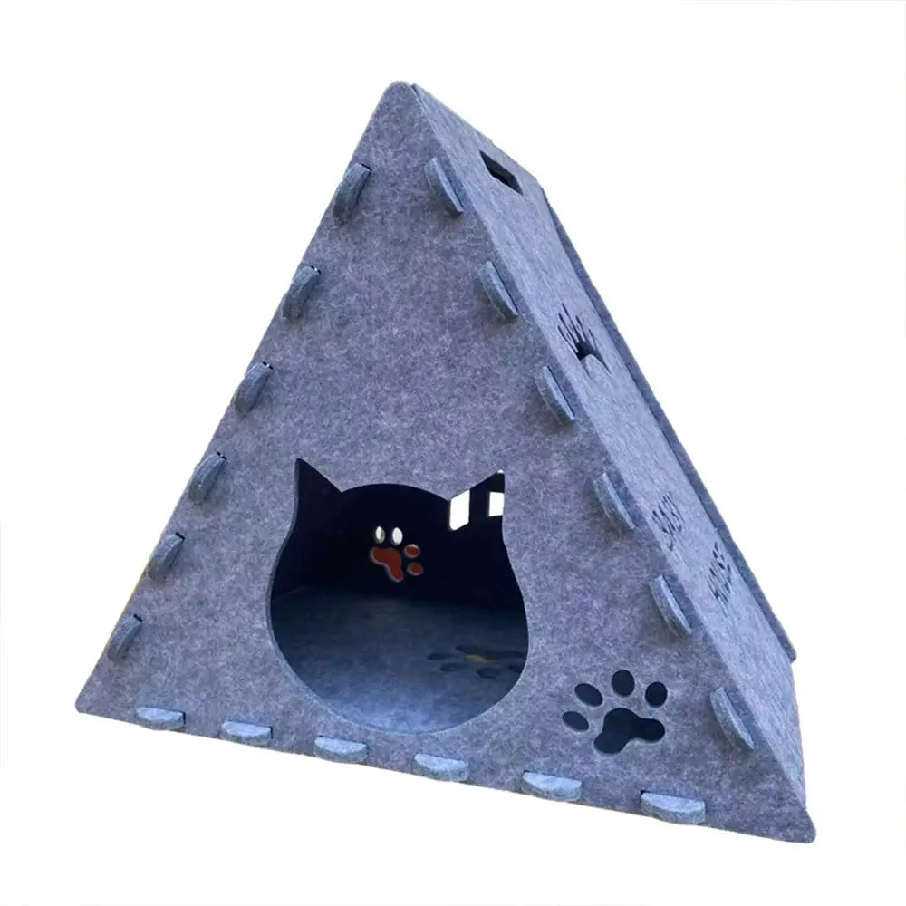 Vertical Cat Scratching Board & Cozy Bed Nest - Durable Corrugated Cardboard Toy