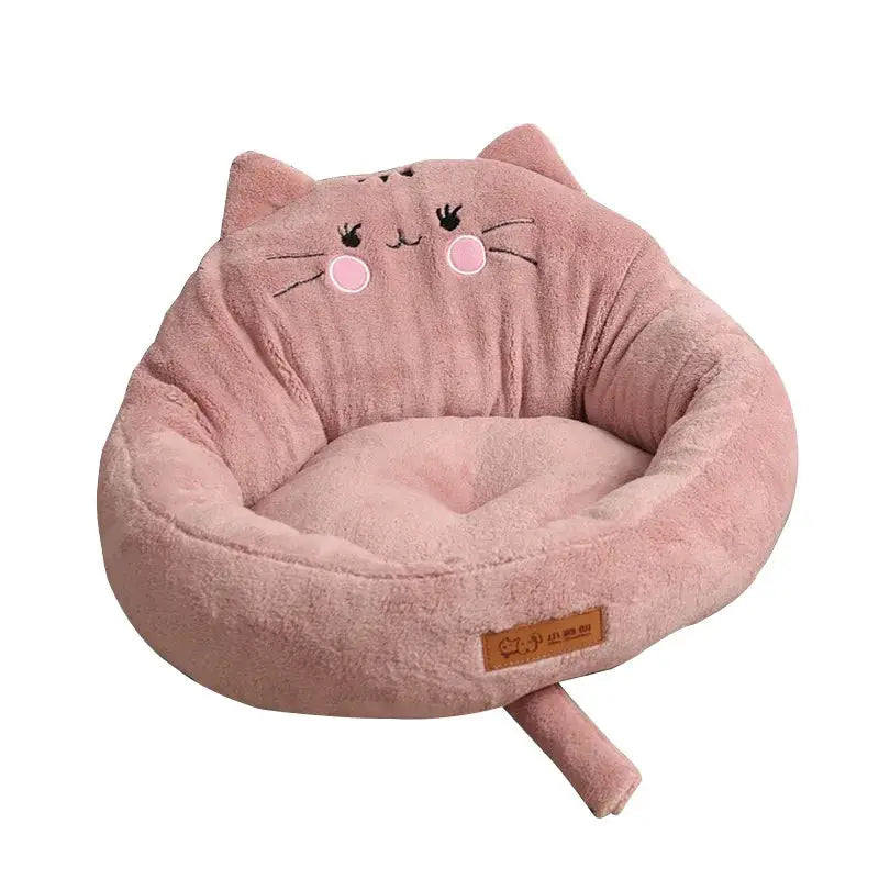 Soft Cartoon Pet Kennel Bed Mat for Small Large Dogs & Cats