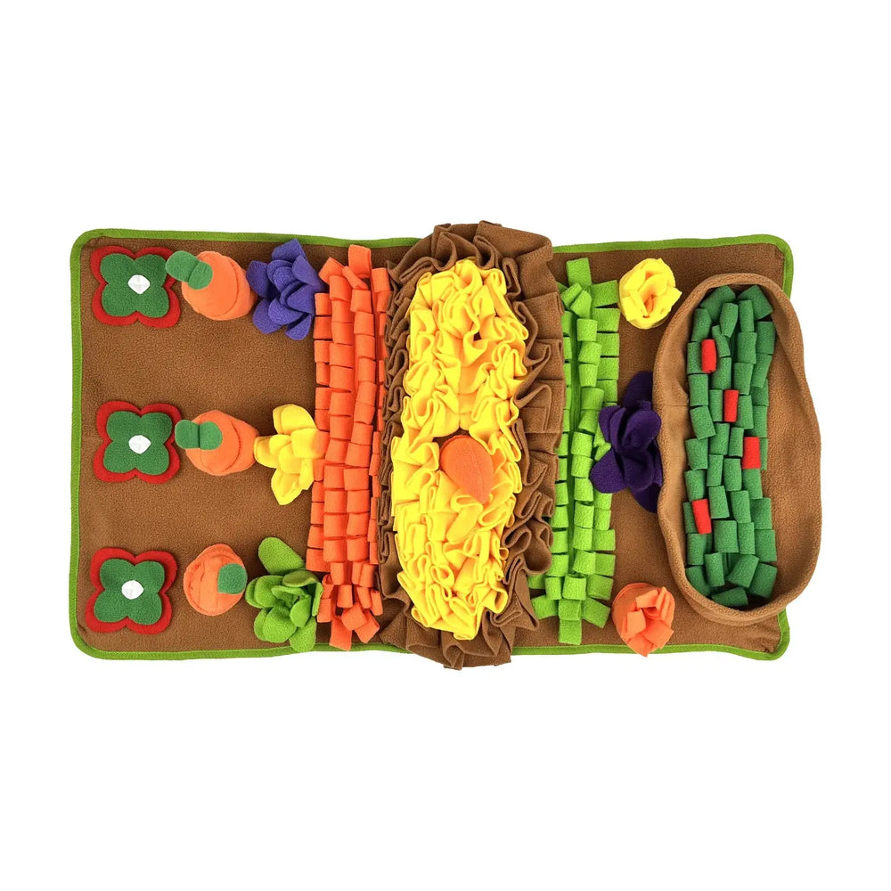 Interactive Dog Sniffing Mat: Slow Feeder Foraging Pad for Mental Stimulation