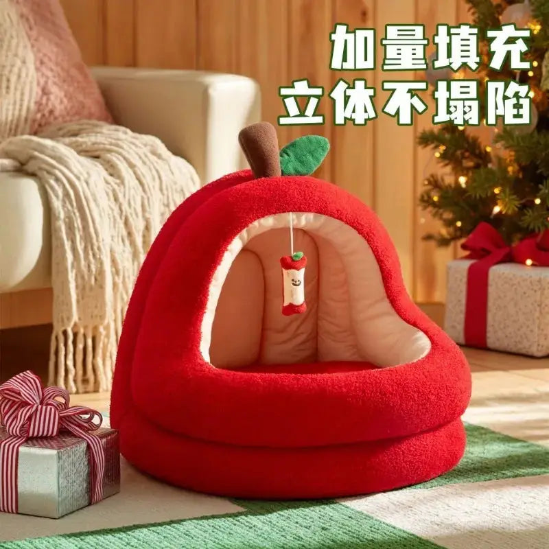 Warm Insulated Pet House for Small Dogs – Cozy All-Season Sleeping Tent