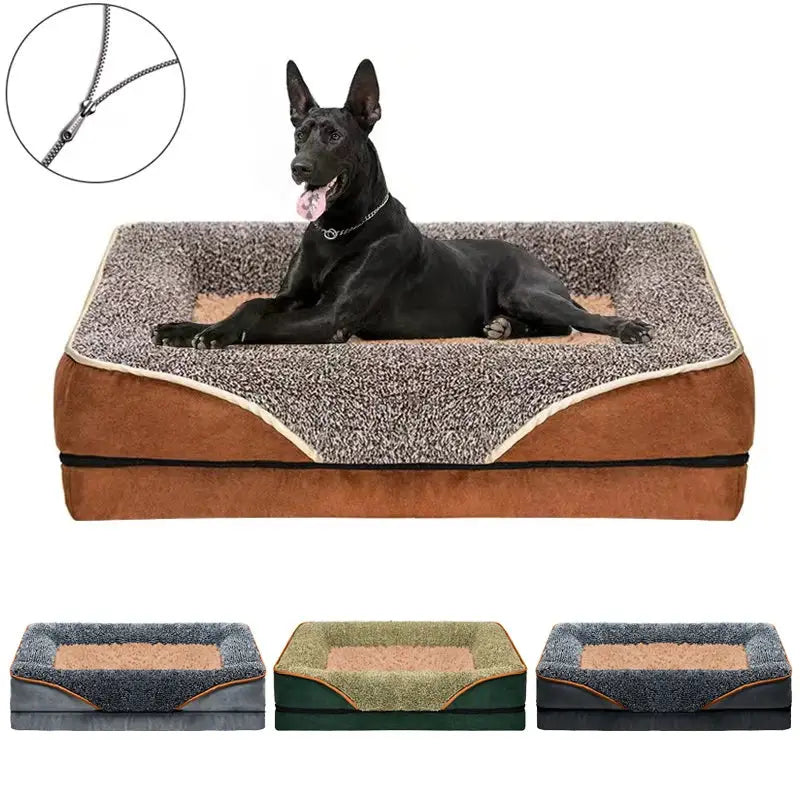 Luxury Oversized Dog Cat Sofa Bed - Removable Washable All-Season Pet Comfort