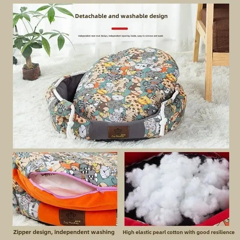 Plush Breathable Dog Bed Sofa Mattress Cushion for Large Pets