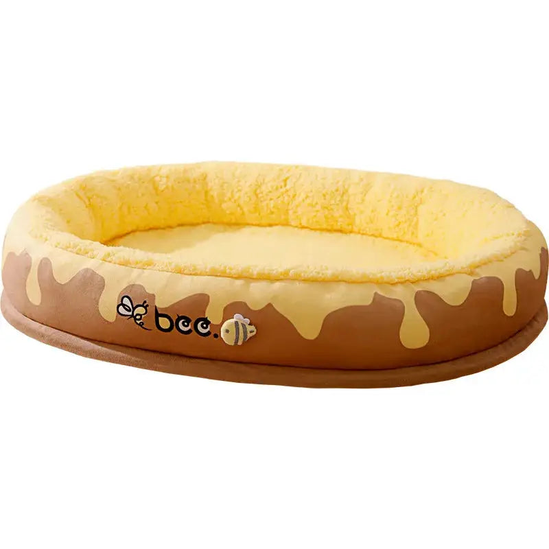 Cozy All-Season Washable Pet Bed: Warm Dog Kennel, Cat Nest