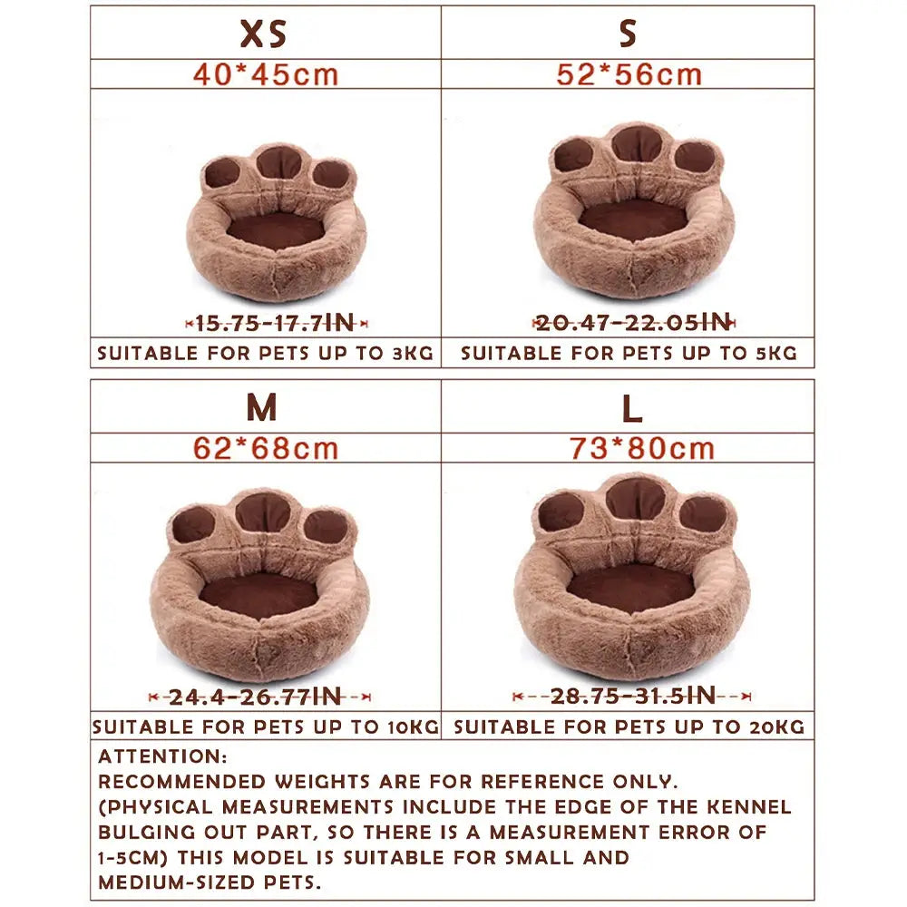 Super Soft Washable Pet Bed – All-Season Comfort for Dogs & Cats