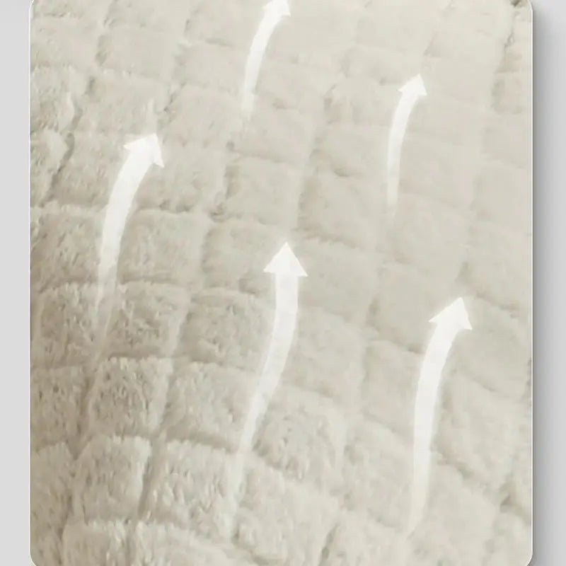 HOOPET Plush Winter Dog Bed Mat: Warm, Fluffy, Orthopedic Pet Cushion for Large & Medium Dogs