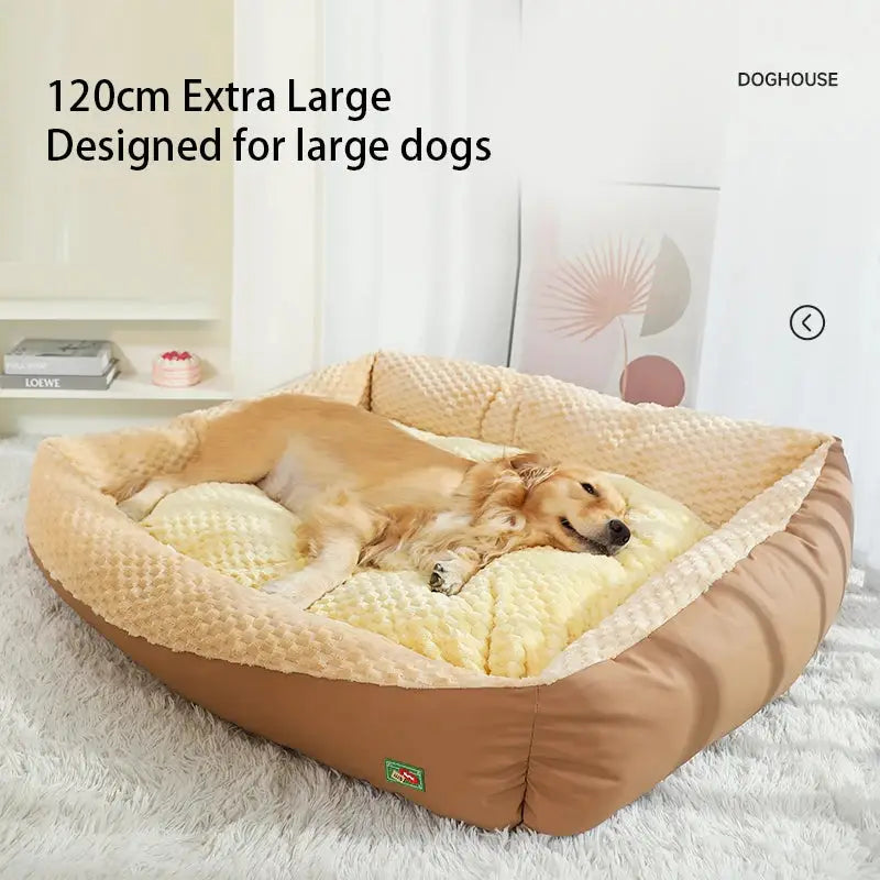HOOPET Winter Warm Pet Bed Deep Sleep Plush Mattress Dogs Cats