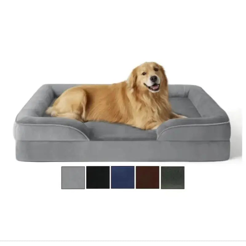 Luxury Orthopedic Memory Foam Dog Bed, Washable, Breathable, All Seasons Comfort