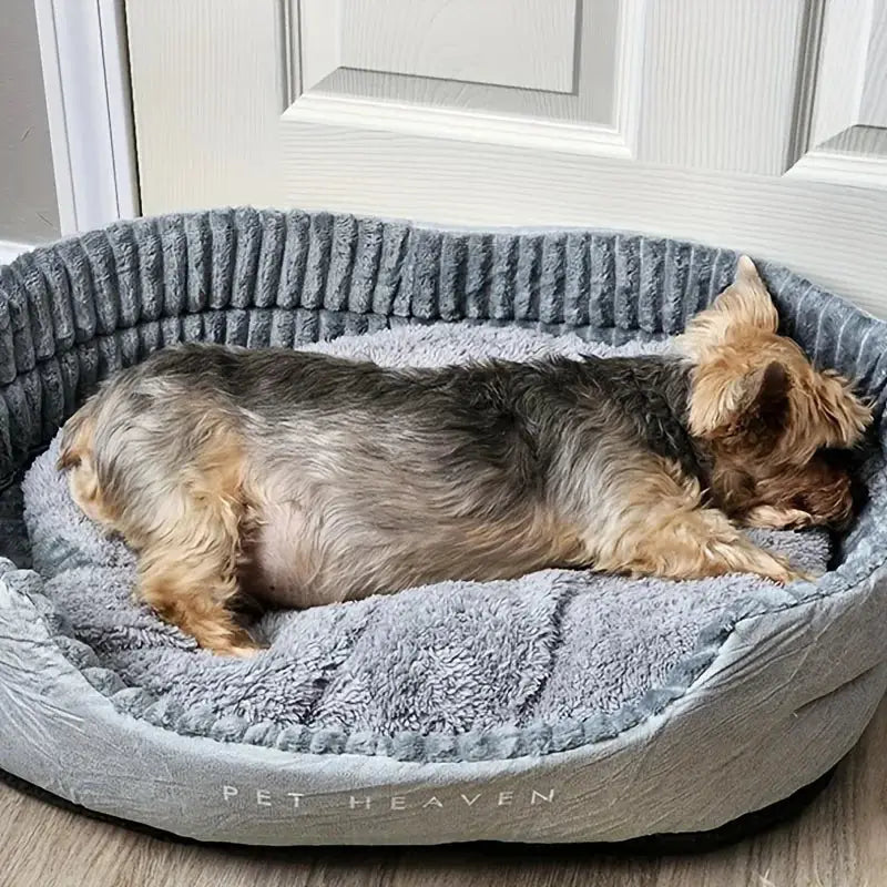 Luxury Ultra-Soft Plush Dog Bed - Bite-Resistant, Dirt-Proof, Supreme Comfort
