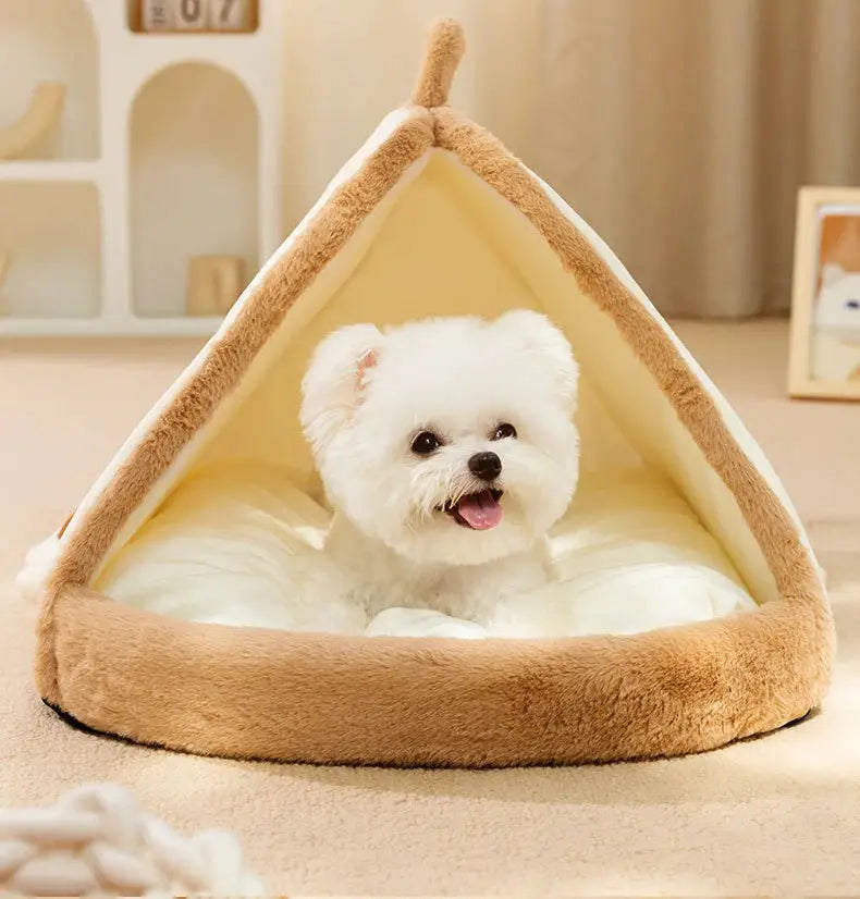 Plush Winter Warm Dog & Cat Bed - Cozy Non-Slip Pet Mat