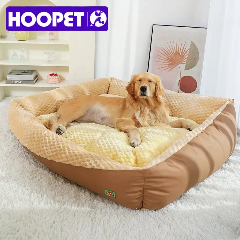 HOOPET Winter Warm Pet Bed Deep Sleep Plush Mattress Dogs Cats