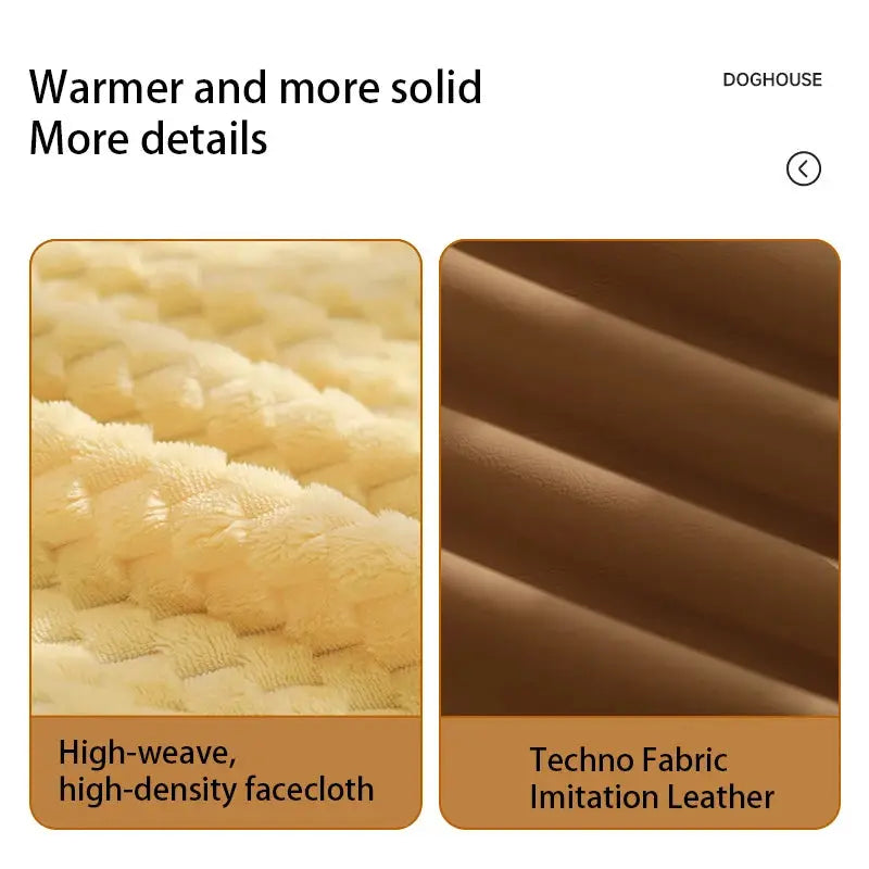 HOOPET Winter Warm Pet Bed Deep Sleep Plush Mattress Dogs Cats