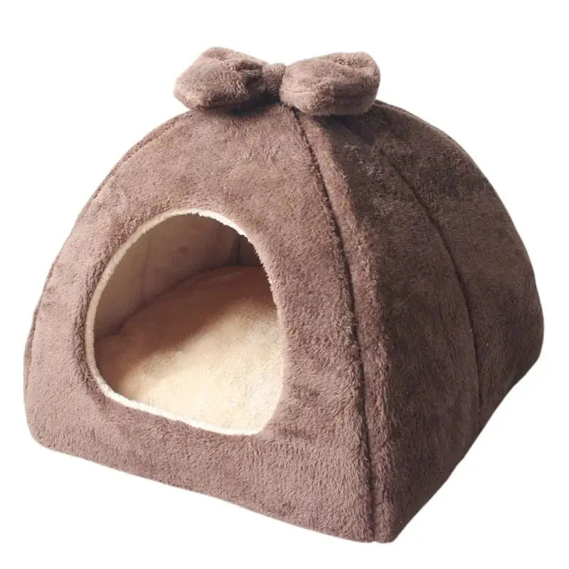 Warm Winter Pet House & Cat Bed Mat – Soft, Comfortable, Removable Nest
