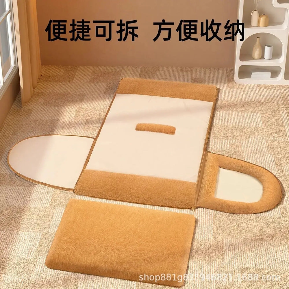 Cozy Bear Dog House: Universal, Washable, Enclosed Pet Bed for All Seasons