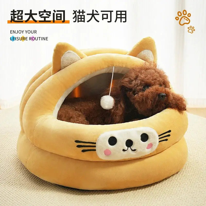 Luxury Fluffy Warm Pet Bed - Cozy Mat for Dogs & Cats